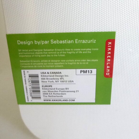 NEW VINTAGE KIKKERLAND BRAND THE HUSBAND CHOPPING CUTTING BOARD KITCHEN TOOL - Picture 6 of 7